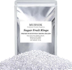 MUBYOK 1.5LB Sugar Fruit Rings Premium Scented Aroma Beads for Making Car Freshies Supplies PreScented Beads for Car Air Freshener Sachets Long-Lasing Scent