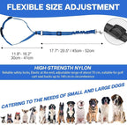Dog Seat Belt Tether for Golf Cart, Adjustable Golf Dog Collar Leash for Car, Pet Dog Seat Belt Harness for Golf Cart Pet Safety Protection to Prevent Accidental Injury (Blue)