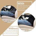 Car Seat Cushion - Memory Foam Car Seat Pad - Sciatica & Lower Back Pain Relief - Car Seat Cushions for Driving - Road Trip Essentials for Drivers(Classic Black)