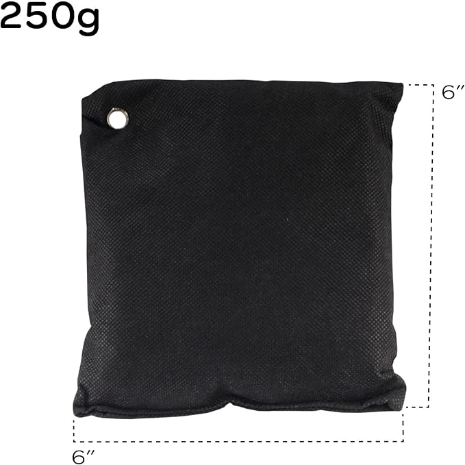 BambooMN Activated Bamboo Charcoal Air Purifier - 250g Black - 2 Bags