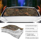 Camouflage Hunting Car Windshield Sunshade Front Window Sun Visor Protector Foldable Shield Cover for Truck SUV