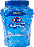 Clorox Fraganzia 12 Oz Island Orchard and Morning Sky Crystal Beads Air Fresheners - Long-Lasting Gel Beads for Home, Bathroom, Car