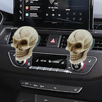 Skull Car Air Fresheners Cute Cool Funny Air Conditioning Vent Perfume Diffuser Decoration Interior Car Accessories 2 pcs