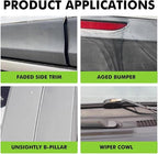 Plastic Restorer,Black Trim Restorer-UV Protection & Dirt,Add Shine and Protect Exterior Trim with Durability,Plastic Restorer for Cars Black Exterior & Interior Care for Detailing,10.15 FL OZ
