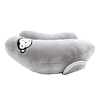 Baby Travel Pillow, Adjustable Head Neck Pillow for Infant Car Seat, Stroller Headrest Pillow for Infants, Banana Travel Headrest Pillow, Comfortble Toddler Neck Pillows for Pushchair, Gray