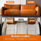 Leather Cleaner and Conditioner Kit-2×18oz, Leather Cleaner for Car Seats, Furniture, Couches, Shoes & Boots, pH-Balanced, Restores & Protects All Leather For Natural, Synthetic, Faux, Pleather