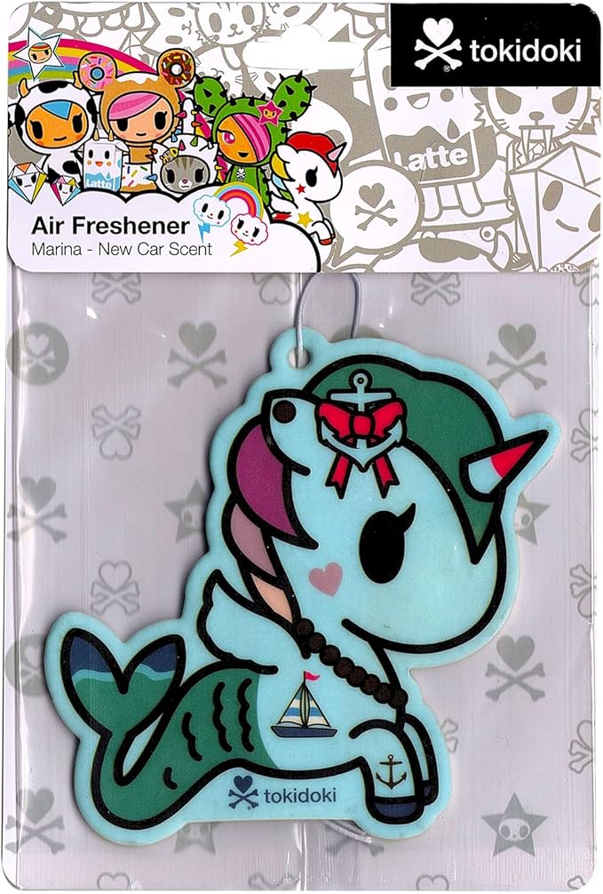 tokidoki Air Freshener - Marina - New Car Scent, Blue