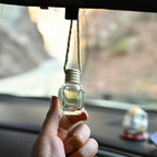 Llum Wild Berries Hanging Car Air Freshener – Luxury Automotive Perfume Diffuser 10ml (0.34 fl oz), Long-Lasting Fragrance, Alcohol-Free Non-Toxic Car Scent, Glass Bottle With Wood Cap