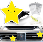 Cute Car Air Freshener Clips Kawaii Stare Car Vent Clips Kawaii Stare Cars Scents Cologne Air Conditioner Clip Auto Vent Interior Decoration Cars Accessories Stares Gifts for Men Women,Friends