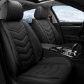Car Seat Covers Fit for Infiniti g37 2000-2026, Stylish Sport Seat Covers, Waterproof Wear-Resistant Premium Nappa Leather Car Seat Cover.(2 Pcs Front/Pure Black)