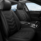 Car Seat Covers Fit for Infiniti g37 2000-2026, Stylish Sport Seat Covers, Waterproof Wear-Resistant Premium Nappa Leather Car Seat Cover.(2 Pcs Front/Pure Black)