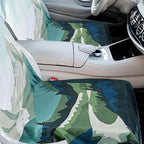 2 Pack Car Seat Towel Covers with Storage Bag 63 x 32 Inch Athletic Running Towel Seat Sweat Washable Non Slip Cover Gift for Car Outdoor Sport Activities (Mixed Landscapes)