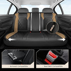 Coverado Car Seat Covers, Seat Covers Full Set, 5 Seats Automotive Seat Cover, Mesh Breathable Seat Protectors, Universal Fit for Most Cars