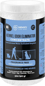 Enzyme Powder Concentrate Makes 86 Gallons - Professional Use for Kennel and Pet Odor Elimination - Removes Urine Poop from Carpets Floors -Enzyme Power, Safe for Pets. Makes 86 gallons-Fragrance Free