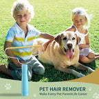 Pet Hair Removal Tool,BSIWWO Cleaner Pro Pet Hair Remover,Multi Fabric Edge and Carpet Rake,Pet Hair Remover for Couch,Dog Hair Remover and Cat Hair Remover for Rugs,Couch&Pet Towers(Blue)