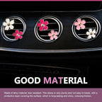 6 PCS Daisy Car Air Vent Clips, Flower Fresh Style Air Conditioning Diffuser, Alloy Anti-rust Straight Outlet Ornament, Dashboard Decoration Accessory for Most Cars (Multicolored)
