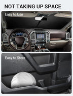 Proadsy 2026 Upgrade Front Windshield Sun Shade Foldable Sunshade Protector Custom Fit 2015-2020 Ford F-150 F150 Lariat, King Ranch, Platinum, XL XLT Limited Raptor Accessories