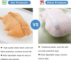Sexysamba 2PCS Cuddly Chubby Corgi Car Neck Pillow, Cute Headrest Pillow for Car, Comfortable Soft Seat Pillow for Driving, Head Rest Cushion, Neck Pillow for Travelling and Home - Corgi