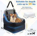Elevated Dog Cat Car Safety Seat (Thickened Version)
