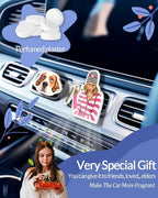 Personalised Car Air Freshener Vent Clip ，Acrylic Air Freshener with Photo, Homemade Freshener Image, Ideal Gift, Special Custom Design, Make Every Breath Personalised(Acrylic Air Freshener)