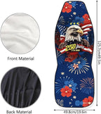 ELEQIN America 250th Anniversary Car Seat Covers Universal High Back Fashion Cushion Protector for Car Truck Suvs,Sedans,Vehicles,Airbag Compatible Front Car Seat Covers 2 Pack