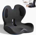 Seat Cushion,Memory Foam Chair Cushion for Office and Car,Ergonomic Coccyx Seat Cushion for Tailbone,Sciatic Nerve,Back Pressure Relief,Lumbar Support Pilow for Office,Car,Truck,Desk Chair