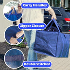 DURASACK XXXL Insulated Food Delivery Bag – 23”x14”x15” Reusable Catering Tote for Hot & Cold Food – Water-Resistant Thermal Carrier for Meal Transport, Grocery Runs, and Events, Blue