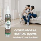 Absolute Green Air Freshener Room Spray, Non-Toxic, Cover Odors, Safe around Kids + Pets, Natural Bamboo Mist Scent 4oz (2 Pack)