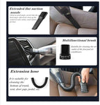 Car Cleaning Kit Car Wash Kit with High Power Handheld Vacuum Automobile Detailing Brush Kits Microfiber Towels Tire Brush Washing Mitt Sponge Safety Hammer Cleaning Wash Kits