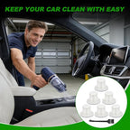 LT-117C Filters Replacement Compatible with KMM LT-117C Handheld Car Vacuum Cleaner - HEPA Vacuum Filter - 12 Pack