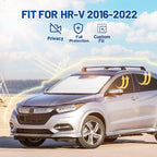 Car Window Shades for Honda HR-V 2016-2022 Accessories - Full Set 6PCS Side Window Sunshades with Memory Frame & Blackout Fabric, Privacy UV Shield for Camping/Travel