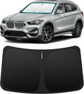 INSAUTO Custom Fit Windshield Sun Shade Accessories for BMW X1 2016-2022, Foldable Front Window Sunshade, UV & Heat Reflector, Keeps Interior Cool, Includes Storage Bag