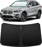 INSAUTO Custom Fit Windshield Sun Shade Accessories for BMW X1 2016-2022, Foldable Front Window Sunshade, UV & Heat Reflector, Keeps Interior Cool, Includes Storage Bag
