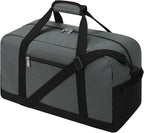 Small Gym Bag 18 inch Carry On Duffel Bag for Weekender Travel - Dark Grey