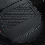 Leatherette Car Back Seat Covers, Universal Fit for Most Cars, SUV, Sedans and Pick-up Trucks, Black/Red