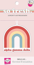Alpha Gamma Delta - Rainbow Air Freshener - 2/Pack - Flowers & Sunshine Scent