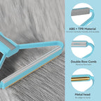 Pet Hair Remover 3-Pack,Dog Cat Hair Remover,Lint Shaver Cleaner Pro,Fur Removal Tool,Portable Carpet Scraper,Fuzz Rollers Hairball Brush for Carpets,Clothes,Car Mats,Couch,Pet Bed,Furniture