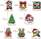 Pounchi Pixel Cartoon Game Car Air Freshener Cards (8 Pack Refreshing Ice Scent) Video Game Accessories for Car Interior Hanging Gift Rearview Pendant Supplies