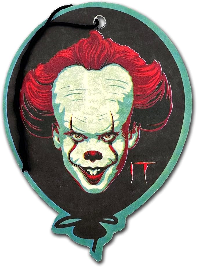 Elektroplate Officially Licensed IT Pennywise Automotive Air Fresheners for Vehicles | Midnight Chiller Scent (12-Pack) | Made in the USA