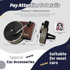 Sonloka Personalized Car Air Freshener, Car Vent Decoration, Unlimited Creativity, Double Sided Printing Customized Car Diffuser with Picture. (L, 6 Pcs)