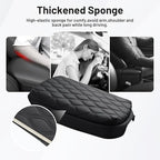 Autorder Center Console Cover for Nissan Frontier 2022-2025 2026 Accessories Armrest Cushion Cover Nappa Leather Middle Console Covers Frontier Console Cushion Pad Anti-Scratch