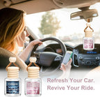 6 Pack Air Freshener Diffuser, Hanging Air Fragrance Essential Oil Diffuser, Car Scents Accessories Cute Car Interior Decor,Car Air Fresheners for Women & Men Gift Cologne Aromatherapy Oil