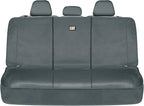 CAT Flexfit™ Gray Rear Seat Cover for Car, SUV, & Truck - Durable Canvas Material Back Car Seat Covers 60/40 Split Bench Protector - Back Seat Cover & Back Seat Protector Interior Accessories