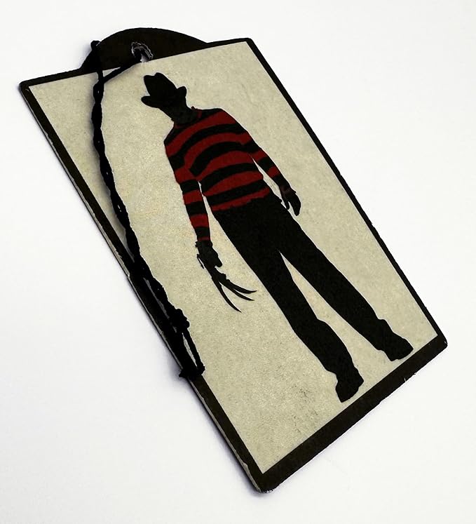 Elektroplate Officially Licensed Freddy Krueger Nightmare on Elm Street Automotive Air Fresheners for Vehicles | Midnight Chiller Scent (6-Pack) | Made in the USA