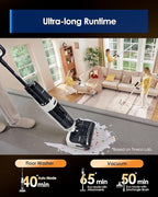 Tineco Floor ONE Switch S6 Stretch Wet Dry Vacuum Cleaner, Multi-Function, 180° Lay-Flat, Anti-Tangle Design, Self-Cleaning, 65Min Runtime, Dual-Edge Cleaning, Whole-House Cleaning Floor Cleaner