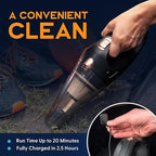 Power Practical Handheld Cordless Vacuum Cleaner, Rechargeable Portable Car Vacuums W/Strong Suction, Bag & Attachments, Small Vac Cleaner for Car, Couch, Home, Car Suction Cleaner, aspiradora de mano