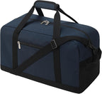 Small Gym Bag 18 inch Carry On Duffel Bag for Weekender Travel - Navy Blue