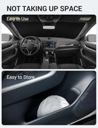 Proadsy 2026 Upgrade Front Windshield Sun Shade Foldable Sunshade Protector Custom Fit 2017-2024 Maserati Levante Accessories