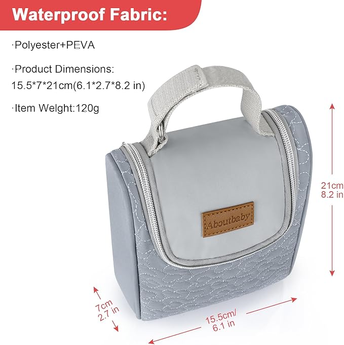 Accmor Breastmilk Cooler Bag, Insulated Baby Bottle Cooler Tote Bags for Nursing Mom Daycare, Portable Breast Milk Cooler Bag for Travel