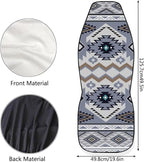 ELEQIN Car Seat Covers Universal High Back Fashion Cushion Protector for Car Truck Suvs,Sedans,Vehicles,Airbag Compatible Front Car Seat Covers 2 Pack Purple Aztec Tribal